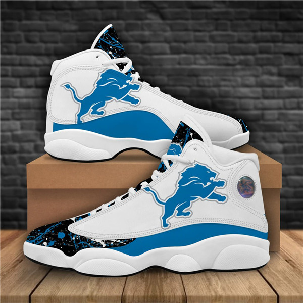 Women's Detroit Lions Limited Edition JD13 Sneakers 001