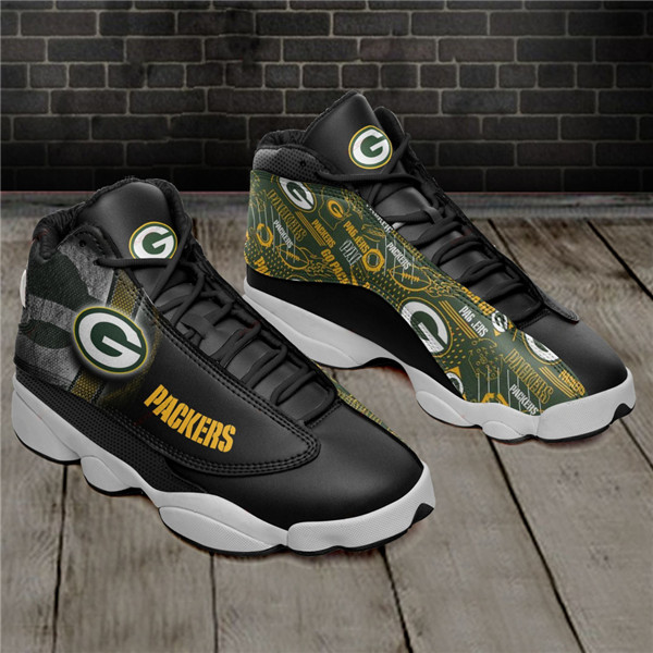 Men's Green Bay Packers Limited Edition JD13 Sneakers 004