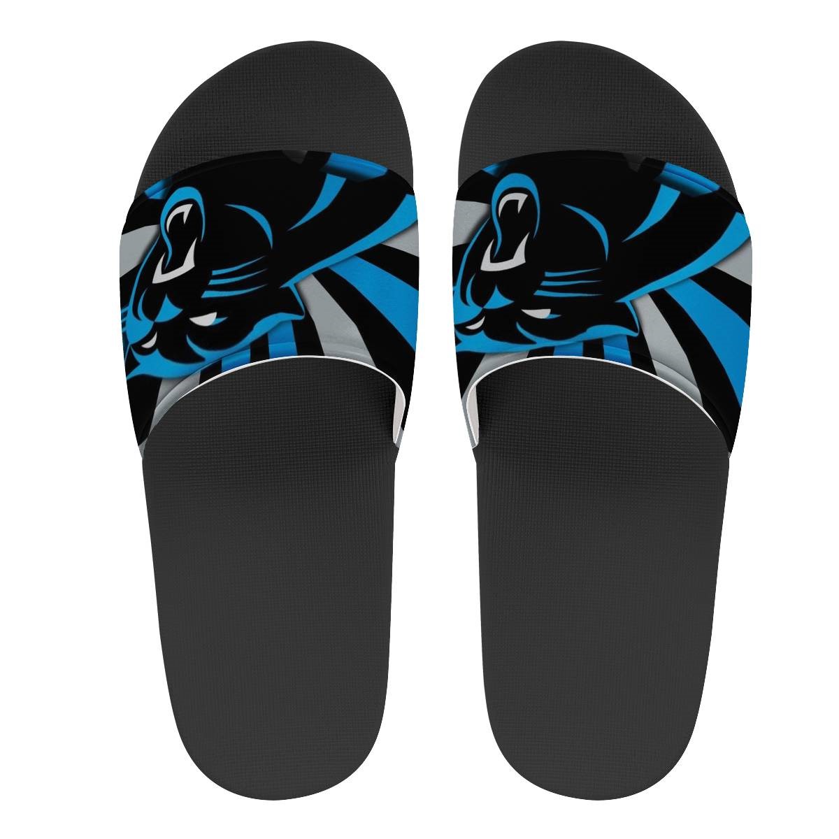 Women's Carolina Panthers Flip Flops 001