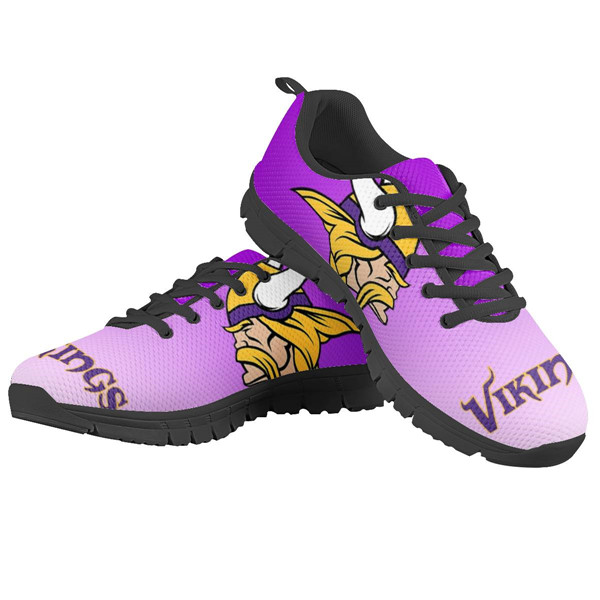 Women's Minnesota Vikings AQ Running NFL Shoes 013