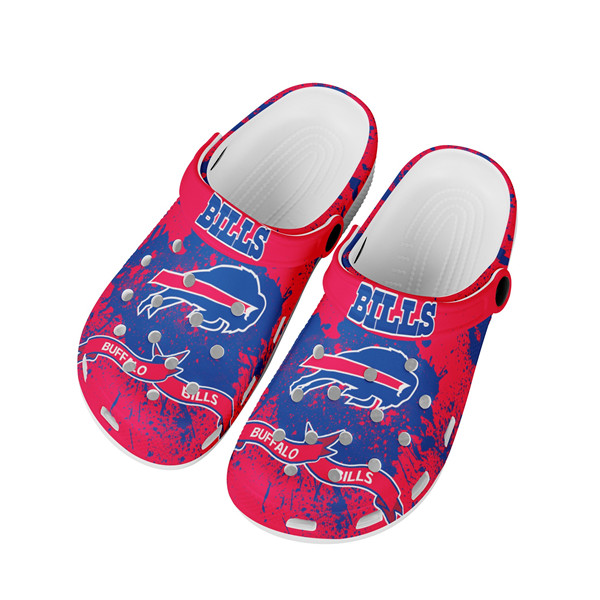 Women's Buffalo Bills Bayaband Clog Shoes 003