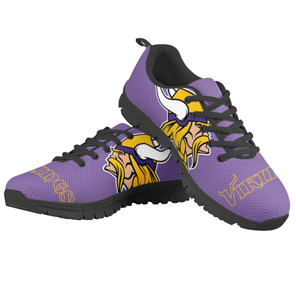 Women's Minnesota Vikings AQ Running NFL Shoes 016