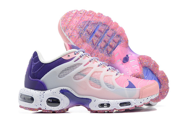 Women's Hot Sale Running Weapon Air Max TN Pink/Purple Shoes 0076