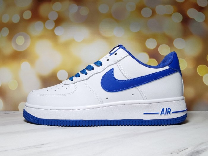 Women's Air Force 1 White/Royal Shoes 0125
