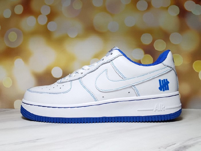 Women's Air Force 1 White/Royal Shoes 0133