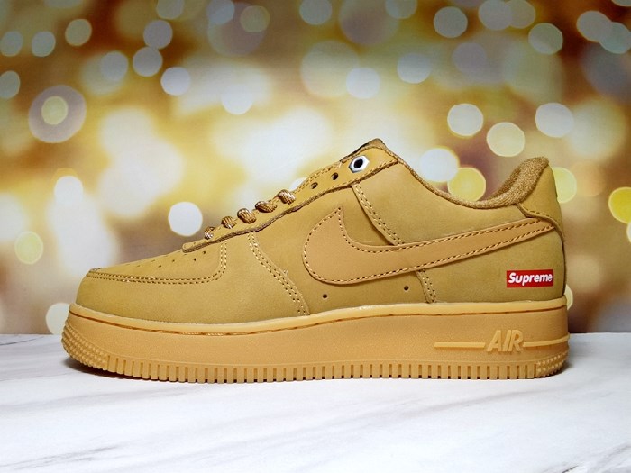 Women's Air Force 1 Brown Shoes 0136