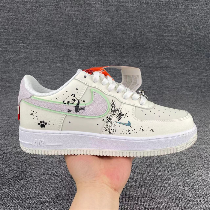 Women's Air Force 1 Cream Shoes Top 0286