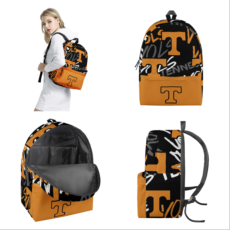 Tennessee Volunteers All Over Print Polyester Backpack 001