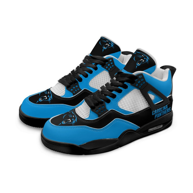 Men's Carolina Panthers Running weapon Air Jordan 4 Shoes 003