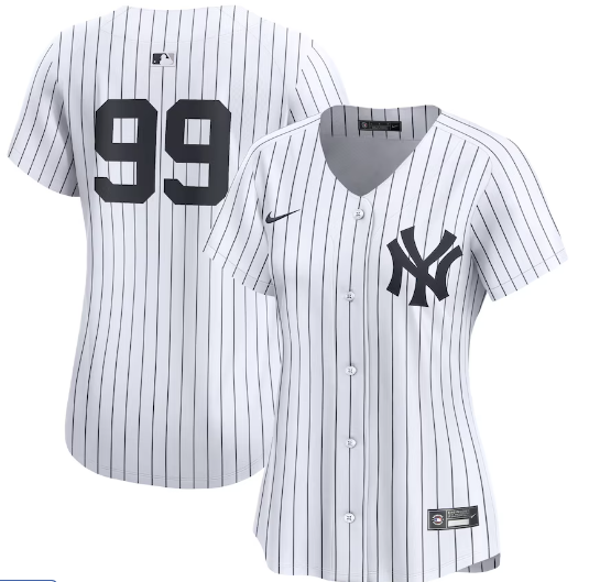 Women's New York Yankees #Active Player Custom White 2024 Home Limited Stitched Baseball Jersey(Run Small)