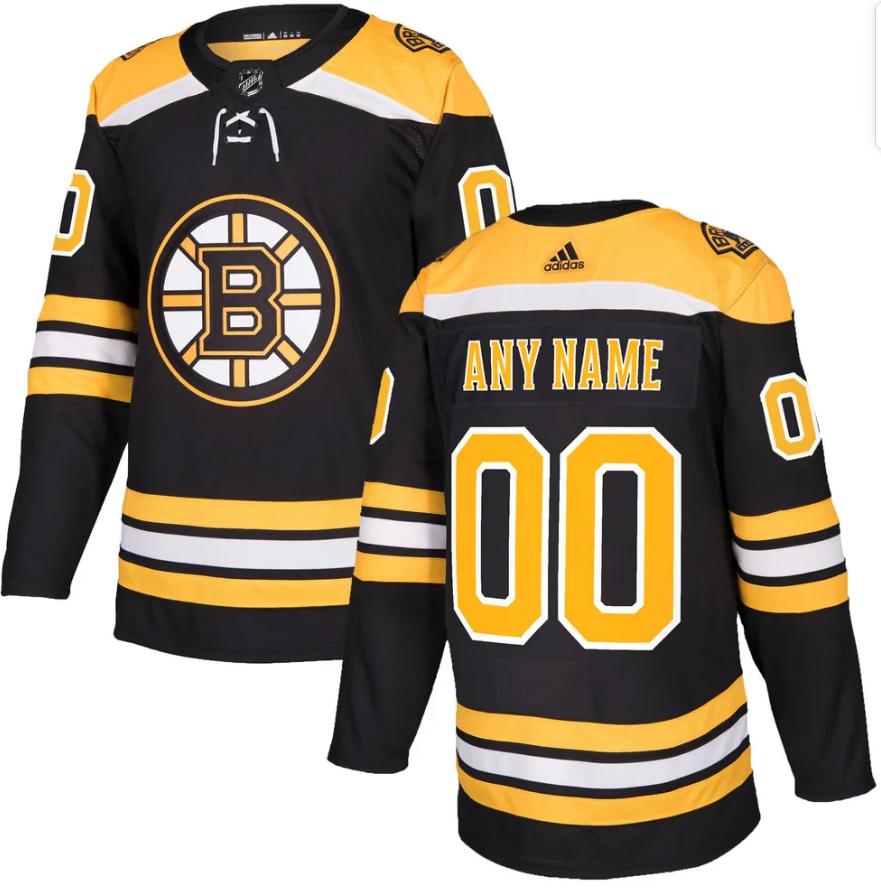 Men's Boston Bruins Custom Stitched Jersey