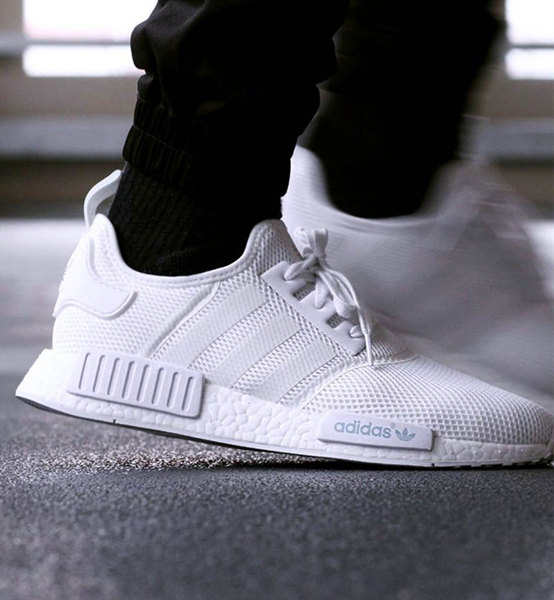 Men's NMD R1 White Shoes 070