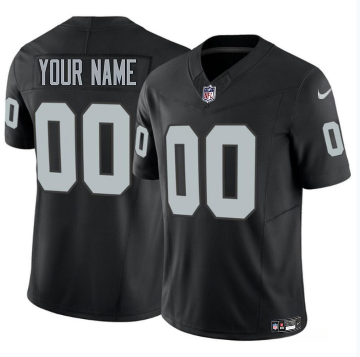 Youth Las Vegas Raiders Active Player Custom Black 2023 F.U.S.E Vapor Untouchable Limited Stitched Football Jersey