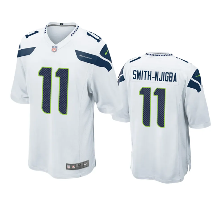 Youth Seattle Seahawks #11 Jaxon Smith-Njigba White Stitched Game Jersey