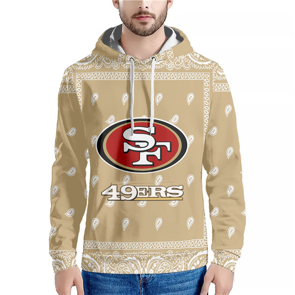 Men's San Francisco 49ers Gold Pullover Hoodie