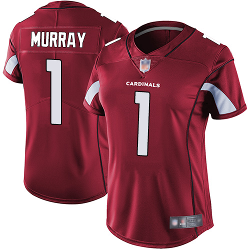 Nike Cardinals #1 Kyler Murray Red Team Color Women's Stitched NFL Vapor Untouchable Limited Jersey