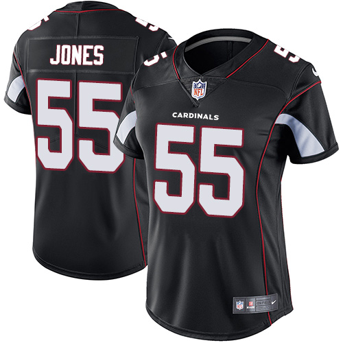 Nike Cardinals #55 Chandler Jones Black Alternate Women's Stitched NFL Vapor Untouchable Limited Jersey