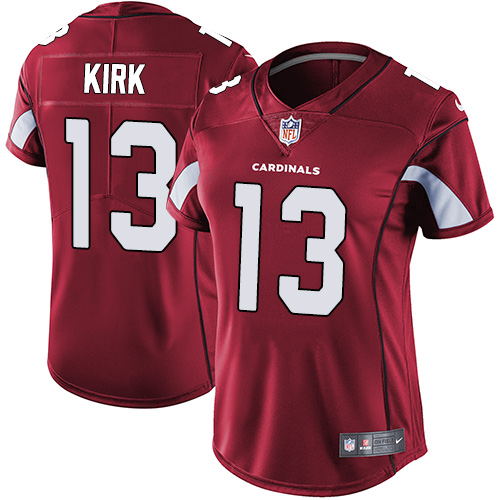 Nike Cardinals #13 Christian Kirk Red Team Color Women's Stitched NFL Vapor Untouchable Limited Jersey