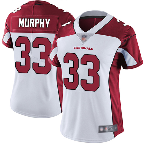 Nike Cardinals #33 Byron Murphy White Women's Stitched NFL Vapor Untouchable Limited Jersey