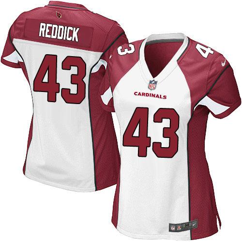 Nike Cardinals #43 Haason Reddick White Women's Stitched NFL Elite Jersey