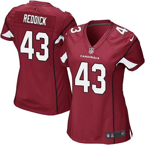 Nike Cardinals #43 Haason Reddick Red Team Color Women's Stitched NFL Elite Jersey
