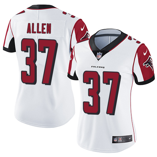Nike Falcons #37 Ricardo Allen White Women's Stitched NFL Vapor Untouchable Limited Jersey