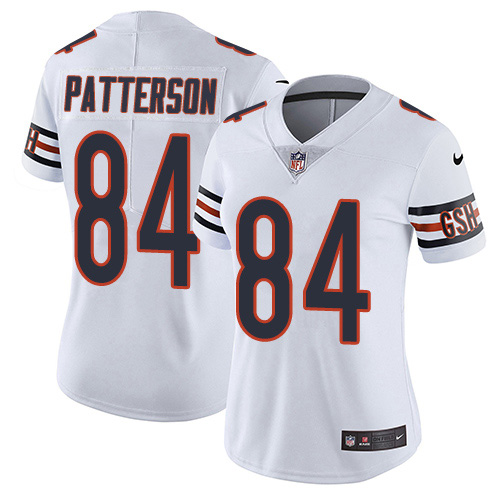 Nike Bears #84 Cordarrelle Patterson White Women's Stitched NFL Vapor Untouchable Limited Jersey