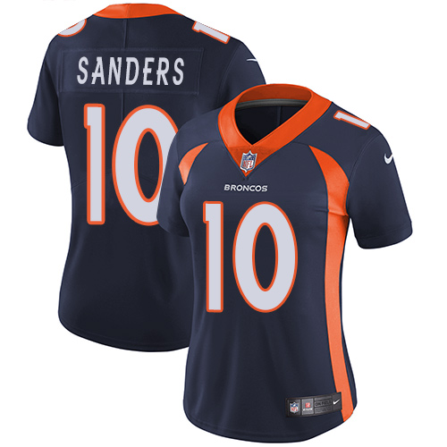 Nike Broncos #10 Emmanuel Sanders Blue Alternate Women's Stitched NFL Vapor Untouchable Limited Jersey