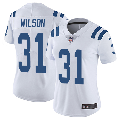 Nike Colts #31 Quincy Wilson White Women's Stitched NFL Vapor Untouchable Limited Jersey