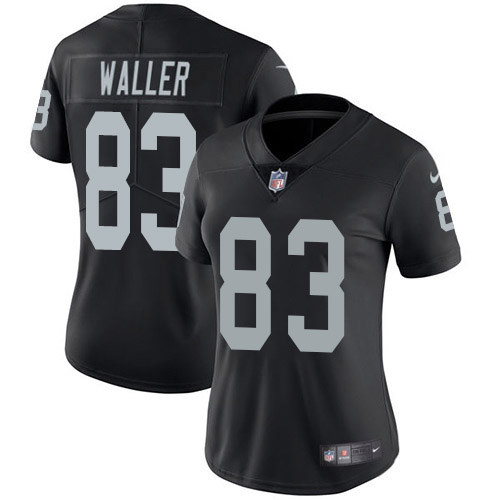 Nike Raiders #83 Darren Waller Black Women's Stitched NFL Vapor Untouchable Limited Jersey