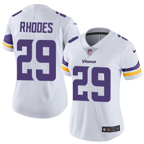 Nike Vikings #29 Xavier Rhodes White Women's Stitched NFL Vapor Untouchable Limited Jersey