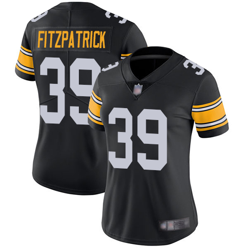 Nike Steelers #39 Minkah Fitzpatrick Black Alternate Women's Stitched NFL Vapor Untouchable Limited Jersey