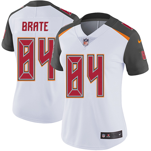 Nike Buccaneers #84 Cameron Brate White Women's Stitched NFL Vapor Untouchable Limited Jersey