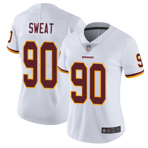 Nike Redskins #90 Montez Sweat White Women's Stitched NFL Vapor Untouchable Limited Jersey