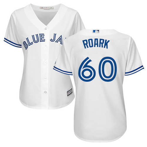 Blue Jays #60 Tanner Roark White Home Women's Stitched MLB Jersey