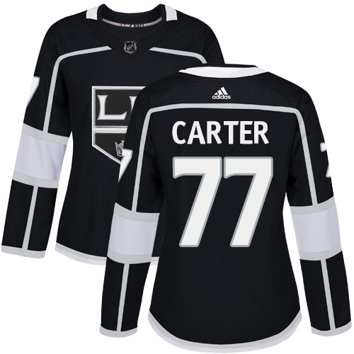 Adidas Kings #77 Jeff Carter Black Home Authentic Women's Stitched NHL Jersey