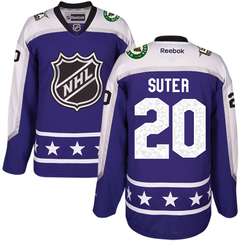 Wild #20 Ryan Suter Purple 2017 All-Star Central Division Women's Stitched NHL Jersey