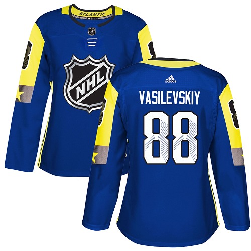 Adidas Lightning #88 Andrei Vasilevskiy Royal 2018 All-Star Atlantic Division Authentic Women's Stitched NHL Jersey