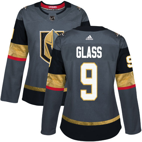 Adidas Golden Knights #9 Cody Glass Grey Home Authentic Women's Stitched NHL Jersey