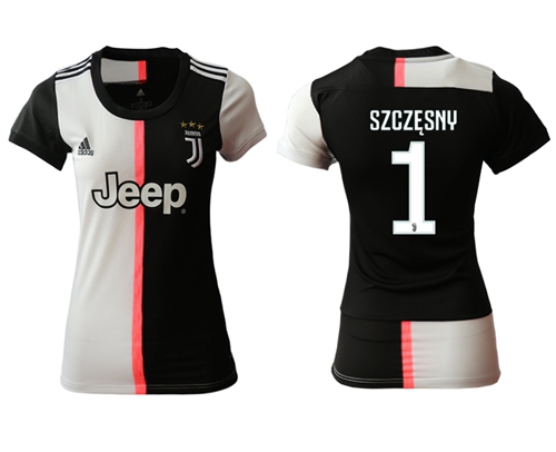 Women's Juventus #1 Szczesny Home Soccer Club Jersey