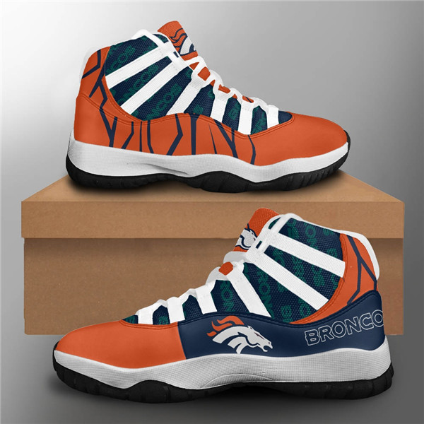 Women's Denver Broncos Air Jordan 11 Sneakers 3002