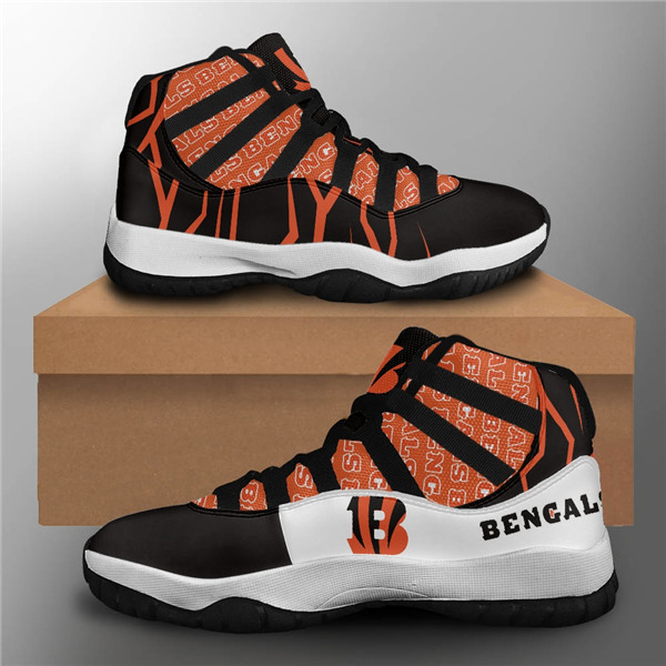 Women's Cincinnati Bengals Air Jordan 11 Sneakers 3001
