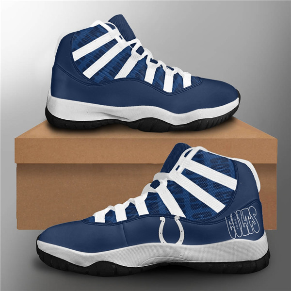 Women's Indianapolis Colts Air Jordan 11 Sneakers 3002
