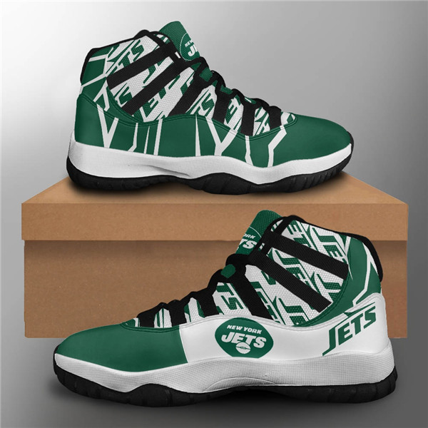 Men's New York Jets Air Jordan 11 Sneakers 2001