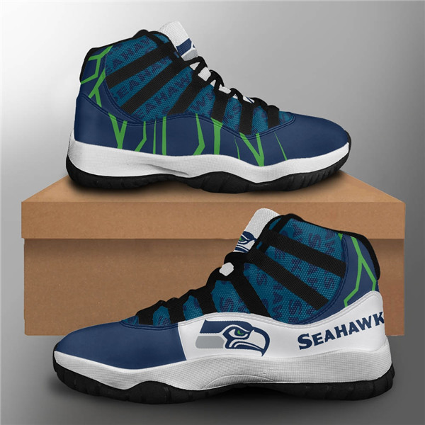 Women's Seattle Seahawks Air Jordan 11 Sneakers 3001