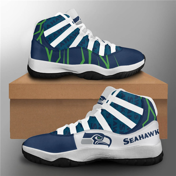 Men's Seattle Seahawks Air Jordan 11 Sneakers 2002