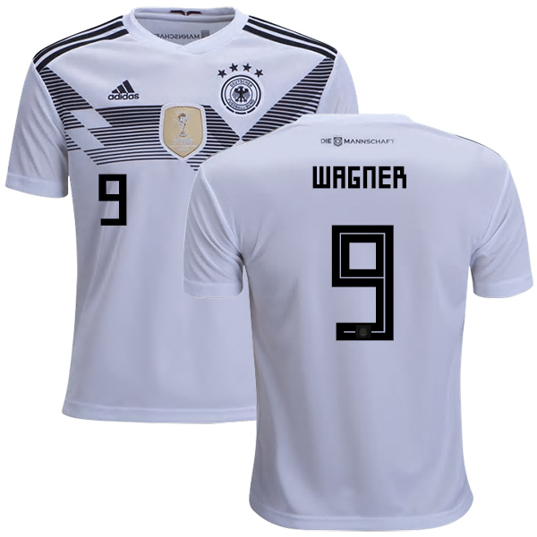 Germany #9 Wagner White Home Kid Soccer Country Jersey