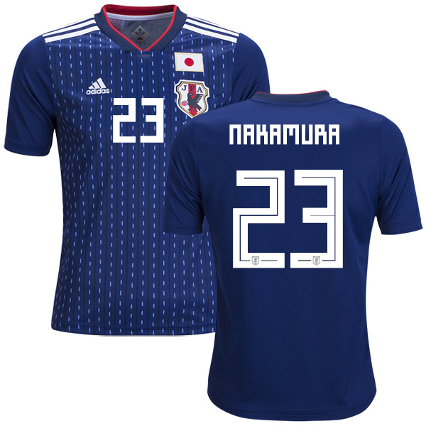 Japan #23 Nakamura Home Kid Soccer Country Jersey