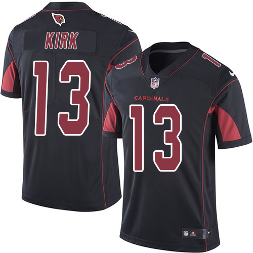 Nike Cardinals #13 Christian Kirk Black Youth Stitched NFL Limited Rush Jersey