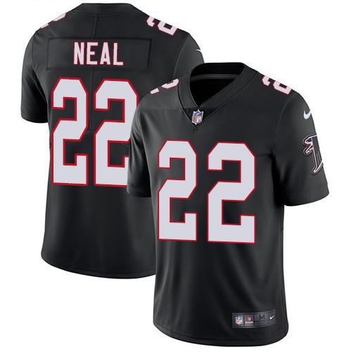 Nike Falcons #22 Keanu Neal Black Alternate Youth Stitched NFL Vapor Untouchable Limited Jersey